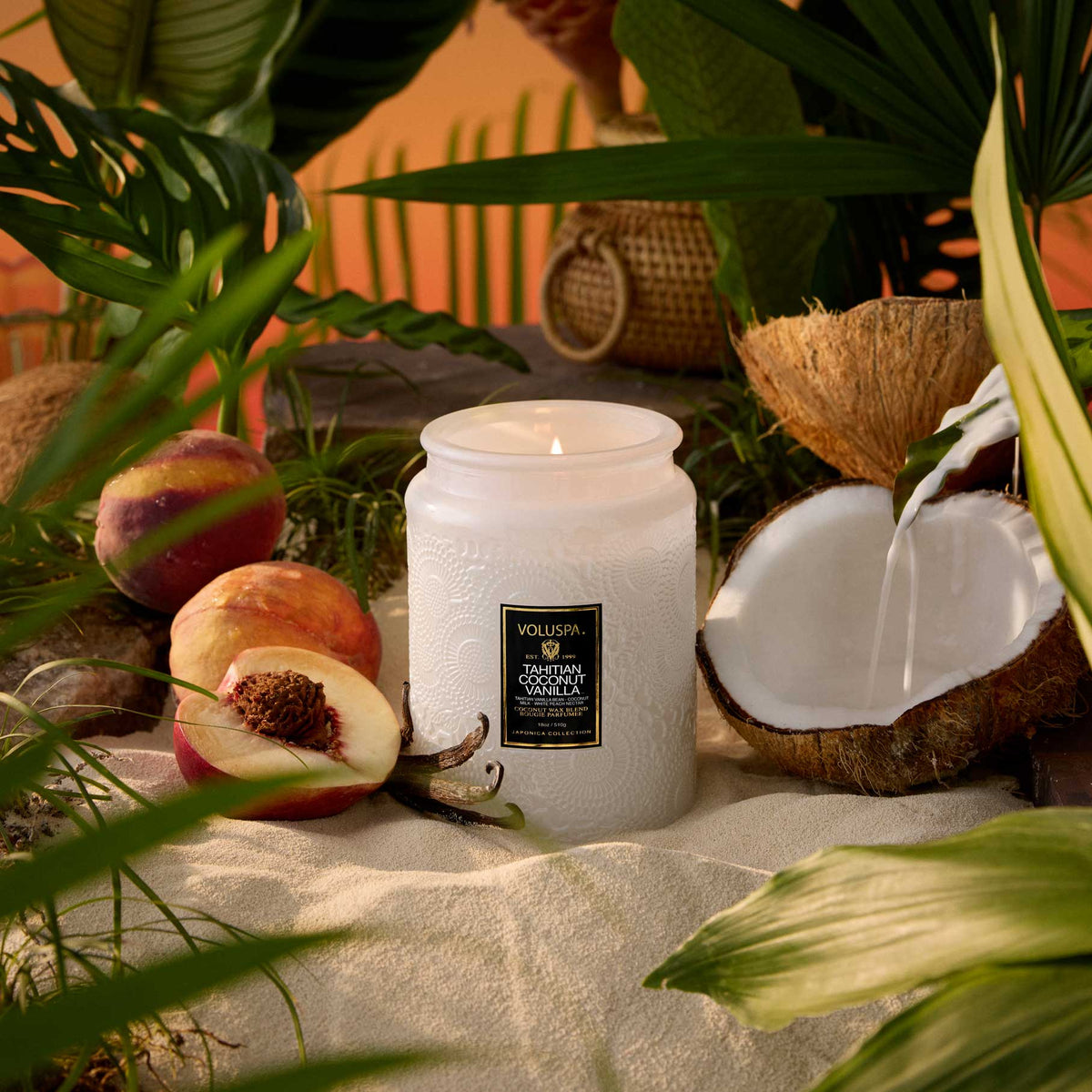 Tahitian Coconut Vanilla - Large Jar Candle