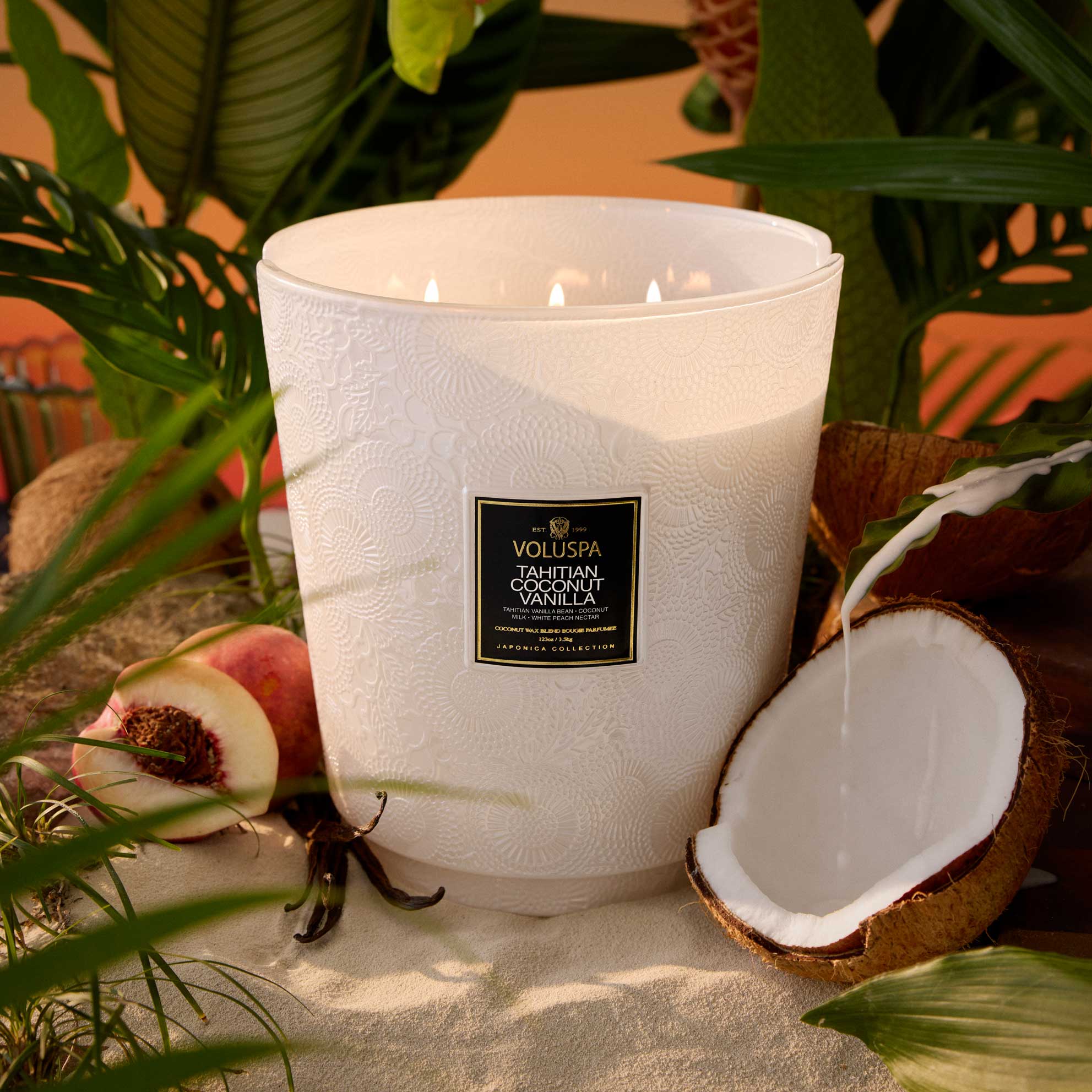 Tahitian Coconut Vanilla - 5 Wick Hearth Candle Secondary image