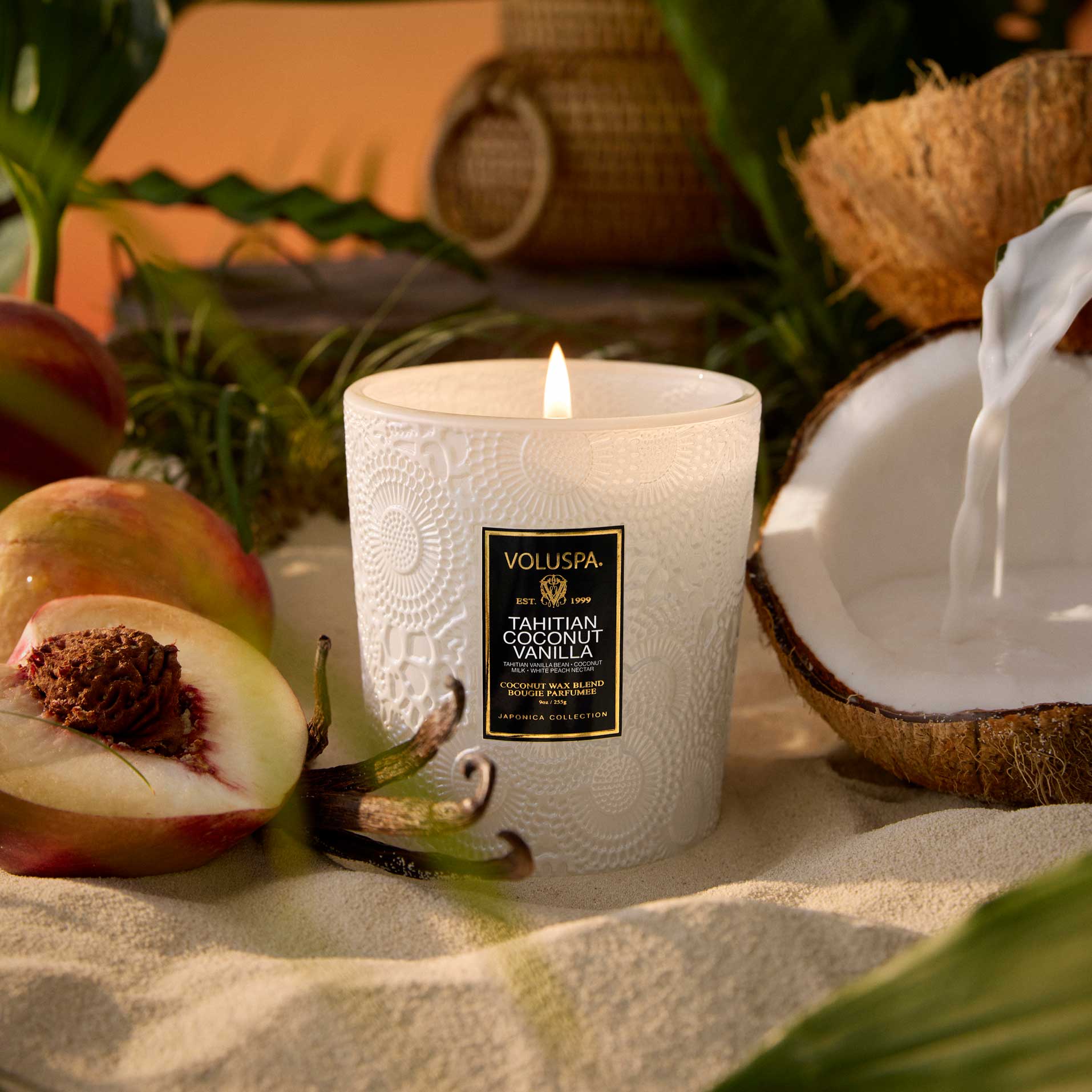 Tahitian Coconut Vanilla - Classic Candle & Refill Secondary image