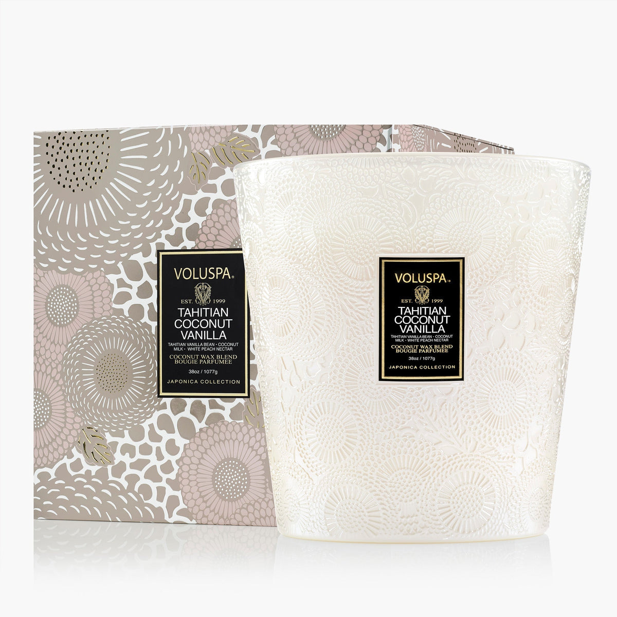 Tahitian Coconut Vanilla - 3 Wick Hearth Candle