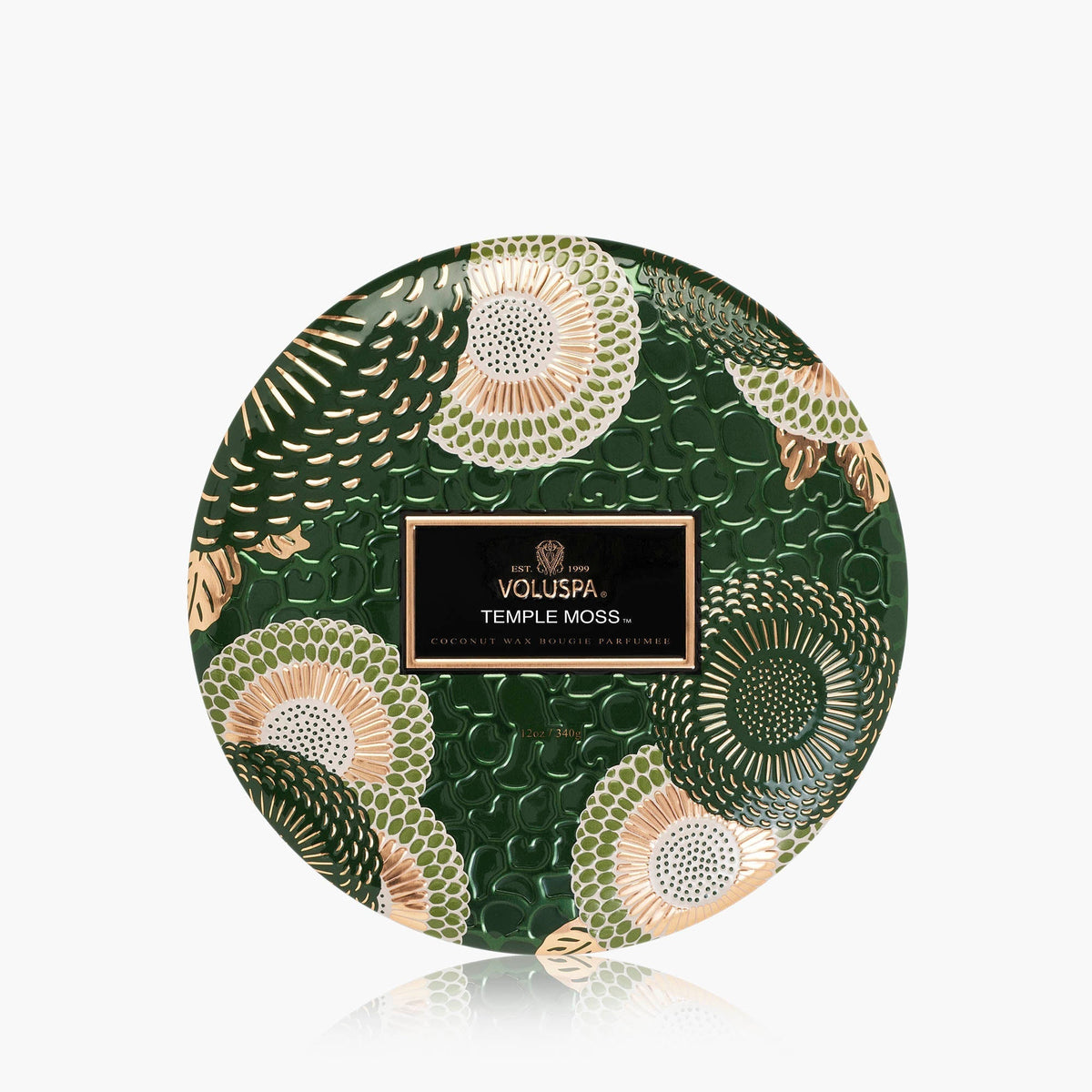 Temple Moss - 3 Wick Tin Candle Main image