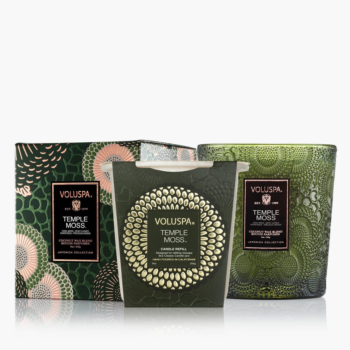 Temple Moss - Classic Candle & Refill Main image