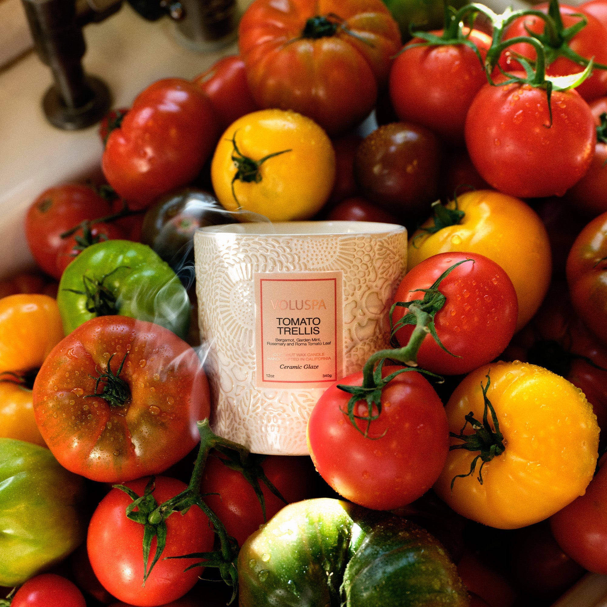 Tomato Trellis - Ceramic Luxe Classic Candle Secondary image