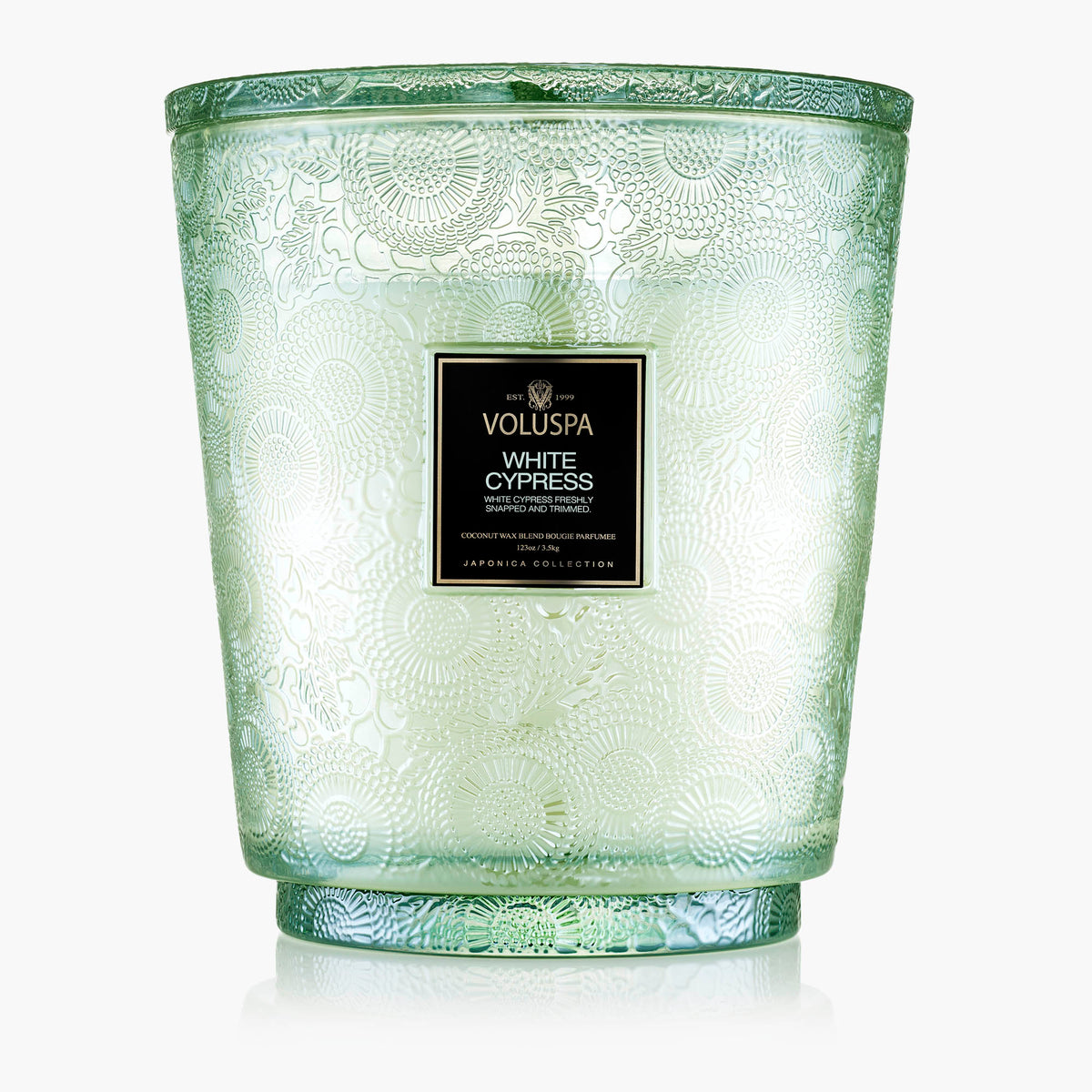 White Cypress - 5 Wick Hearth Candle
