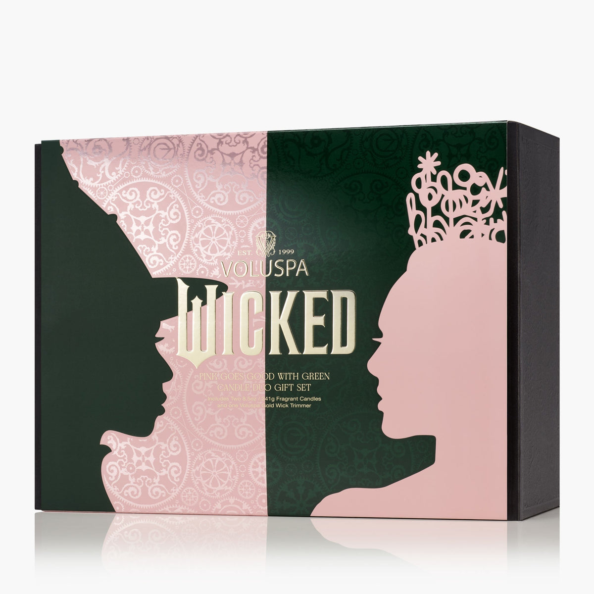 Pink Goes Good With Green - Candle Duo Set