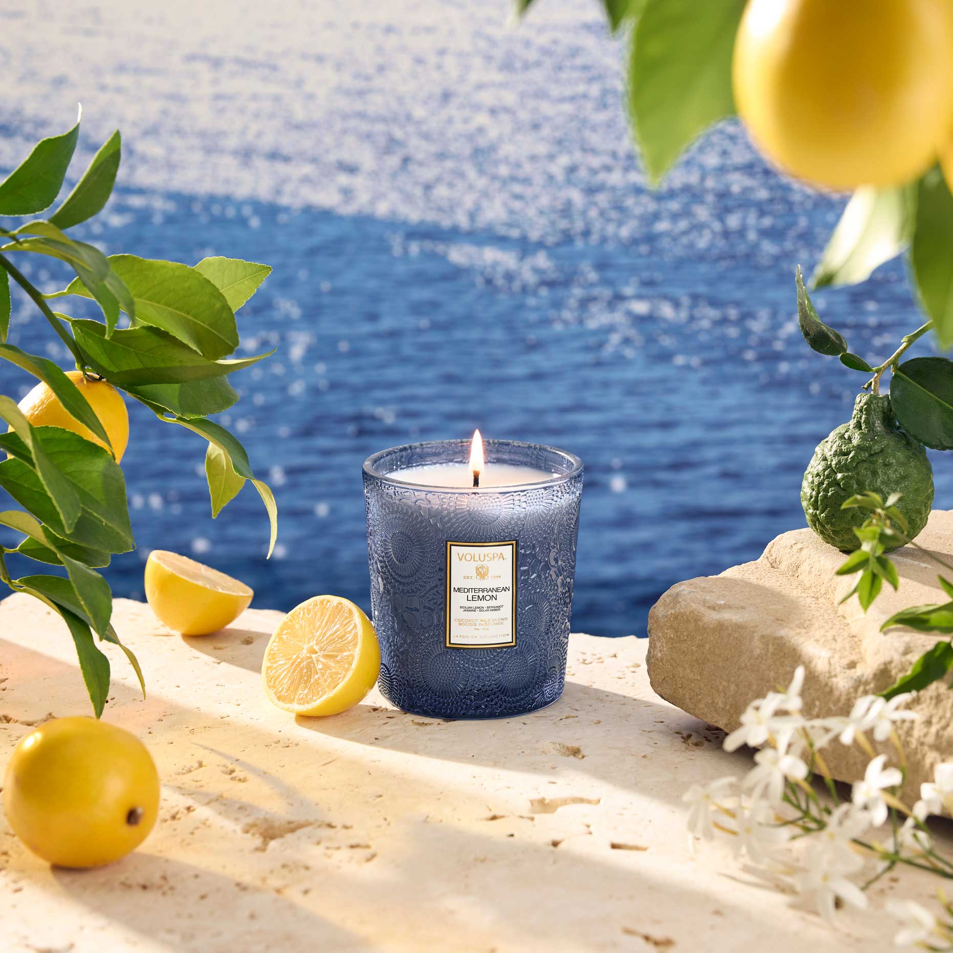 Mediterranean Lemon - Classic Candle & Refill Secondary image